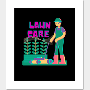 Lawn care Posters and Art